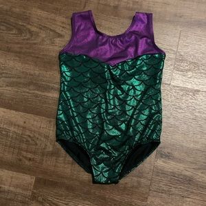 Adorable mermaid leotard